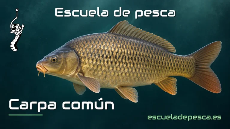 Ilustración de carpa común — Escuela de Pesca