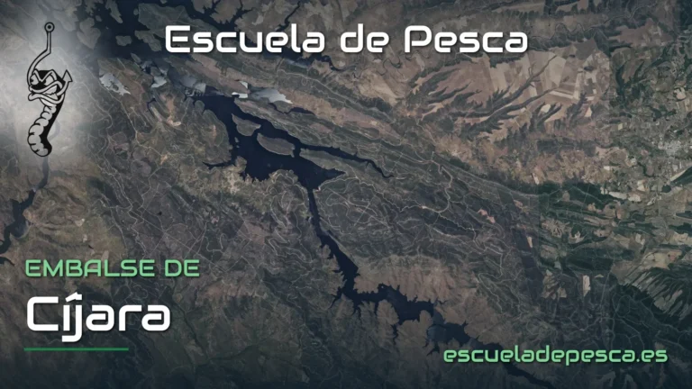 Vista aérea del embalse de Cíjara