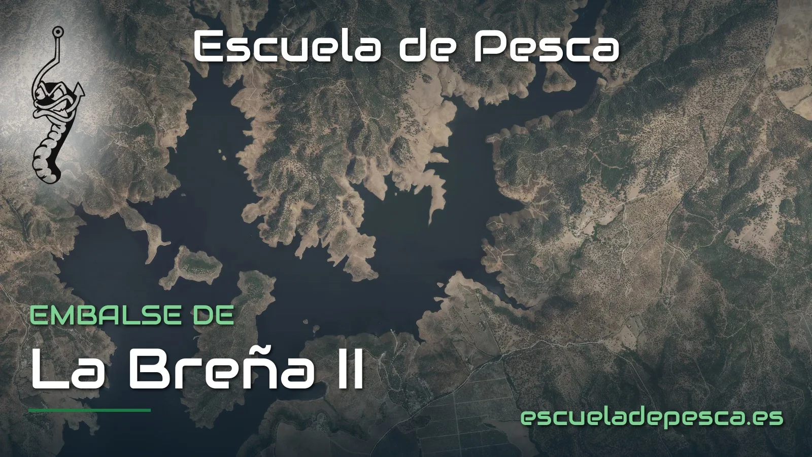 Vista aérea del embalse de La Breña II
