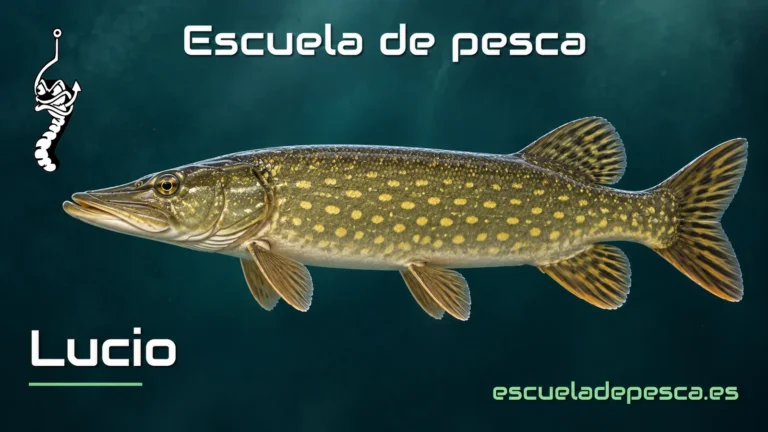 Ilustración de lucio — Escuela de Pesca
